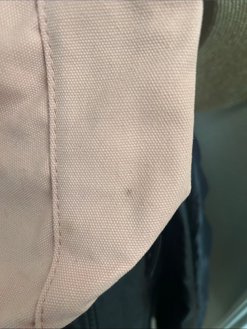 Women's Pink Canvas Tote Bag
